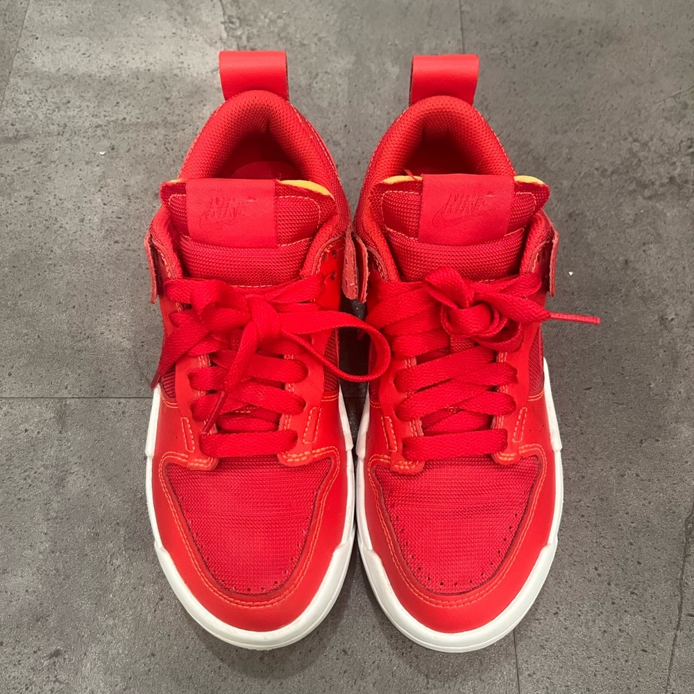 NIKE Women's Dunk Low Disrupt University Red/Gum size 7